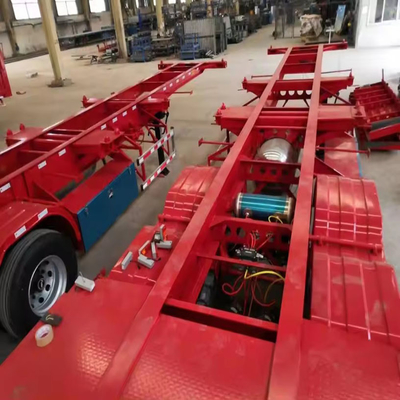 평면 트럭 트레일러 2020 Cimc 판매 40FT Fuwa Axle Cimc 스틸과 반트레일러