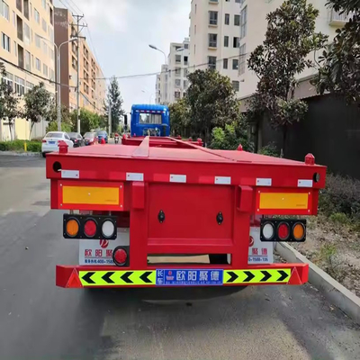 평면 트럭 트레일러 2020 Cimc 판매 40FT Fuwa Axle Cimc 스틸과 반트레일러