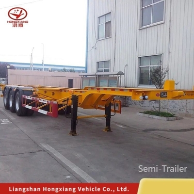 2 축 40FT 컨테이너 차시 스켈레톤 반 트레일러 1820mm 및 사용자 정의