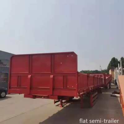 화물 운송 트럭 트레일러용 40FT 2 축 다재다능 및 평면 반류차