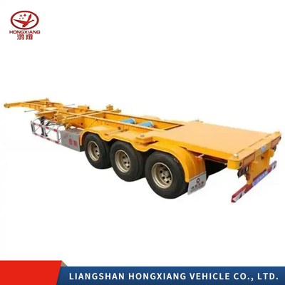 컨테이너 운송 및 1820mm 경로와 함께 색상 골격 반 트레일러