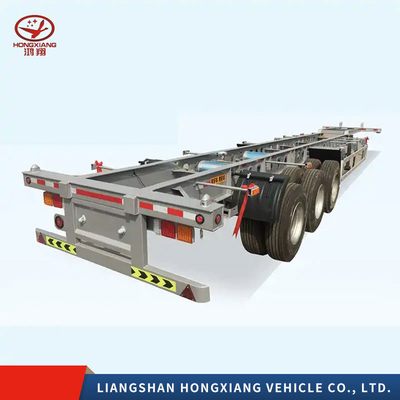 컨테이너 운송 및 1820mm 경로와 함께 색상 골격 반 트레일러