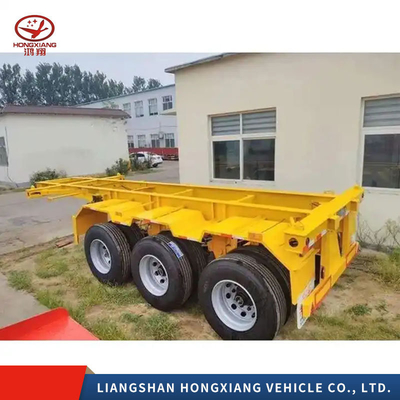 컨테이너 운송 및 1820mm 경로와 함께 색상 골격 반 트레일러